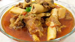 Mutton ke haddiyon ka shorba healthy bone marrow soup recipe [upl. by Binnie]