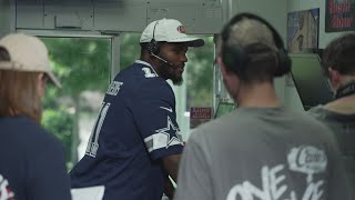 Micah Parsons works a shift at Cowboysthemed Raising Canes [upl. by Illoh]