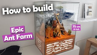 How to Build an EPIC Ant Farm  DIY Formicarium [upl. by Arrol]