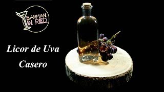 cómo hacer un LICOR DE UVAS CASERO [upl. by Entirb]