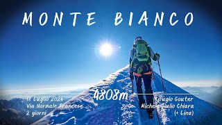 Monte Bianco Mont Blanc 4808m  Informazioni per via normale francese Rifugio Gouter  2024  4K [upl. by Gnof]