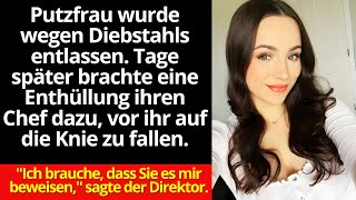 Putzfrau wurde wegen Diebstahls entlassen Tage später brachte eine Enthüllung ihren Chef dazu vor [upl. by Lincoln]