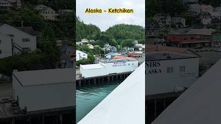 Alaska  Ketchikan View from Passenger 🛳️ ship [upl. by Verine]