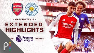 Arsenal v Leicester City  PREMIER LEAGUE HIGHLIGHTS  9282024  NBC Sports [upl. by Lokim382]