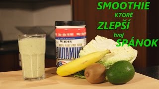 Smoothie ktoré zlepší spánok  FiT recept PosilkaTV [upl. by Lombardy254]