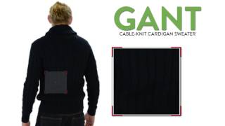 Gant CableKnit Cardigan Sweater  Shawl Collar For Men [upl. by Aicen]