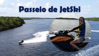 Passeio de JetSki com amigos na prainha de AracajuSE filmagemaerea drone [upl. by Ettessil]