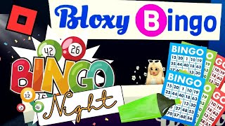 BINGO NIGHT Bloxy Bingo LIVE Roblox Style livestream  American Bingo Game [upl. by Bedelia538]