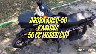 Arora ar5050 Kasırga 50cc cup motosiklet incelemesi [upl. by Anahsahs]