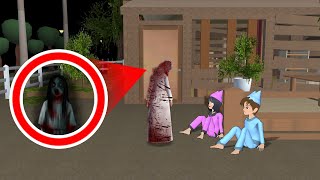 Yuta Dan Mio Dikejar Hantu KumKum Sampe Depan Rumah FULL MOVIE  Sakura School Simulator [upl. by Griff22]