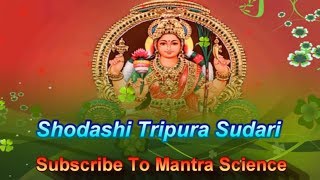 Shodashi Tripura Sundari  Mahavidya Mantra [upl. by Specht]