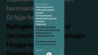 RAPSODI JKT48 lyrics  lyrics lagu [upl. by Anagnos]