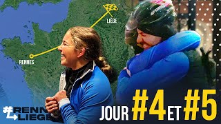 Ils ont fait 750km à vélo  🤯 Rennes  Liège en plein mois de Décembre [upl. by Gere]