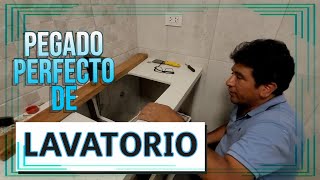 ¡Cómo instalar lavatorio en mesa de Mármol [upl. by Prussian602]