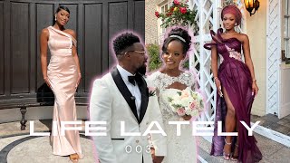 VLOG  LIFE LATELY 003 • THE WEDDING ❤️ [upl. by Sihtnyc]