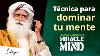 Una técnica para dominar la mente  El milagro de la mente Sadhguru Español [upl. by Bilicki]