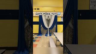 8th Grade Dance Backdrop Ideas  DIY Graduation Backdrop [upl. by Ymrots]