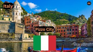 Pizzo City Walking Tour  Italy Walking Tour in 4K Calabria  ITALY 4K [upl. by Adaminah]