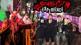 Scare City Camelot Theme Park 2023 includes maze footage [upl. by Ahsilet]