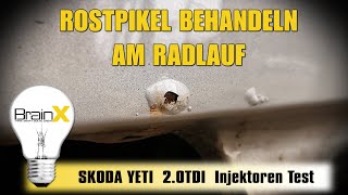 Rostblasen entfernen Rostbehandlung am Radlauf  Smartrepair DIY [upl. by Katrine301]