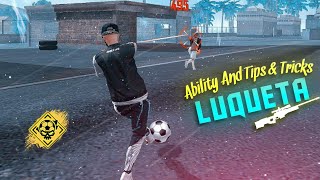 Luqueta Free Fire Ability Luqueta Character In Free FireLuqueta ka Skill Kya hai [upl. by Aicekan455]