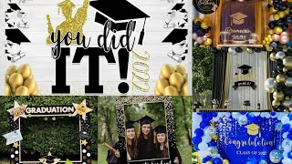 Graduation party decor ideas  20 easy diy graduation party decoration  Party backdrops ideas 2023 [upl. by Jopa]