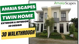 AMAIA SCAPES TWIN HOME DESIGN  3D WALKTHROUGH [upl. by Minier526]