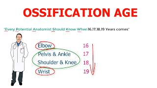 MNEMONICS  Ossification Age General Anatomy Tricks to Remember  Medical Mnemonics amp Tricks [upl. by Airtina586]