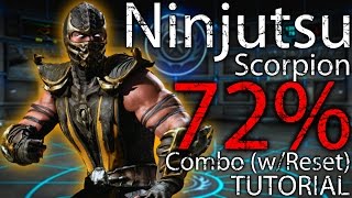 Scorpion MK10 45 damage combo [upl. by Aholah]