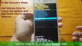 Samsung Galaxy J5 SMJ530F 2017 Recovery mode [upl. by Ydaj]