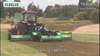 TRIFLEX Gang Flail Mower Verticut [upl. by Suilmann]