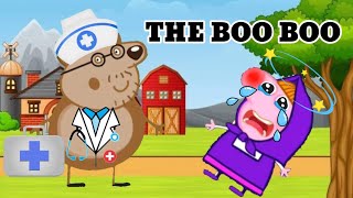 The Boo Boo Song com Masha e o Urso Peppa Pig  Dodói da Masha Peppa  Nursery Rbymes amp Kids Song [upl. by Yeffej122]