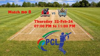 PCL 2024  Match 7  Warriors Vs Titans [upl. by Elli]