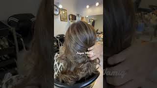 Greige highlights naziawamiq viral hair shortvideo viralvideo shortsvideo hairartistbalayage [upl. by Oram]