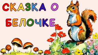 Сказка о белочке 🐿️ которая умела считать до 5 🌰🍄🌸  Книжка с картинками 📖  Сказка на ночь 🌛 [upl. by Tezzil]