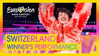 WINNERS PERFORMANCE Nemo  The Code ✨  Switzerland 🇨🇭  Eurovision 2024  Watch on Peacock [upl. by Werner46]