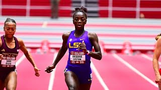 Wow Brianna Lyston Clocked 729 In Epic 60m At Tyson Invitational Full Race [upl. by Steffy]