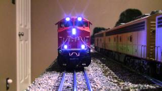 Test Drive Lionel Vision Line Canadian Pacific ES44AC Hybrid Locomotive [upl. by Ellenwad6]