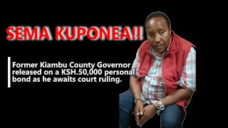 quotSEMA KUPONEAquot WAITITU RELEAVED AS COURT RELEASE HIM ON A PERSONAL BOND [upl. by Mitman]