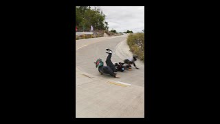 Downhill skateboarding in the Philippines is crazy [upl. by Xxam196]