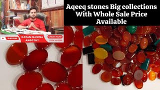 aqeeq stone price in pakistan  with whole sale price available with real stones life time guaranty [upl. by Nail245]