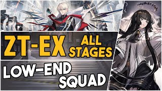 All ZTEX Stages  Challenge Mode  Low End Squad 【Arknights】 [upl. by Merfe708]