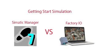 S7 300 Simulation with Factory IO Simatic Manager For beginning 03 [upl. by Flavius897]