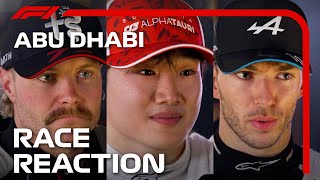 Drivers Reaction After the Race  2023 Abu Dhabi Grand Prix [upl. by Shiau]