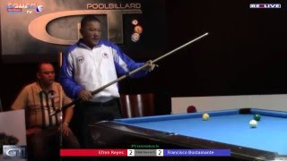 Efren Reyes vs Francisco Bustamante  German Tour Finalrunden 20152016 powered by REELIVE [upl. by Krid]