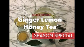 Ginger Lemon Honey Tea [upl. by Elodia]