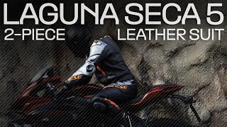 Laguna Seca 5 2Piece leather suit  Tech Video  Dainese [upl. by Ettennahs744]