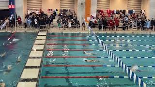 12223 ECAC 400 IM Final 1st in Heat PR [upl. by Ahsilahk]