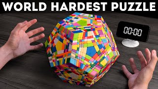 SOLVING THE HARDEST RUBIK’S CUBE IN THE WORLD  EXAMINX 11х11 [upl. by Anatnom]