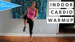 5 Minute Indoor Cardio Warmup  No Equipment  Body Rebooted [upl. by Dinerman749]